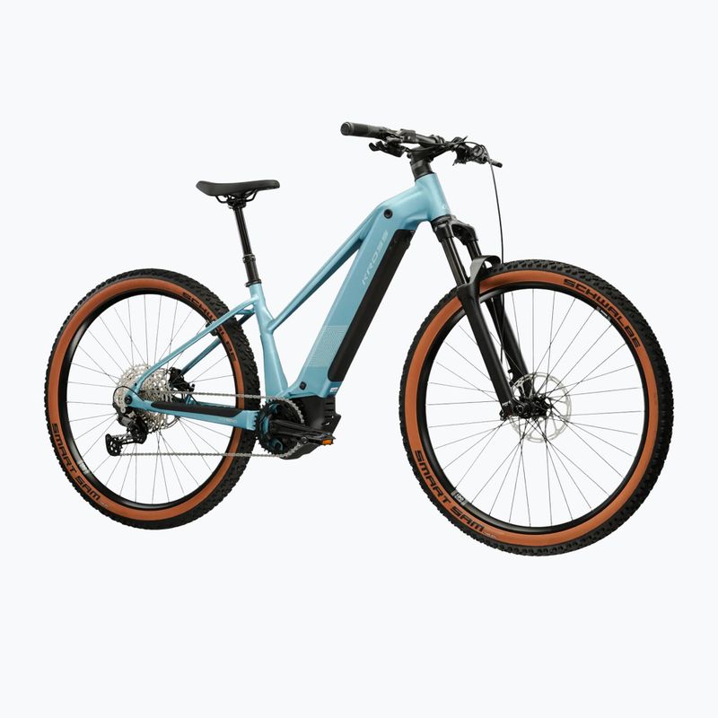 Dámské elektrokolo KROSS Influx Hyb 4.0 W 29 cells 800 Wh blue/light blue/matte 2