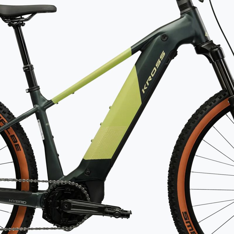 Elektrokolo KROSS Influx Hyb 4.0 29 el. 800 Mh green/khaki/matte 12