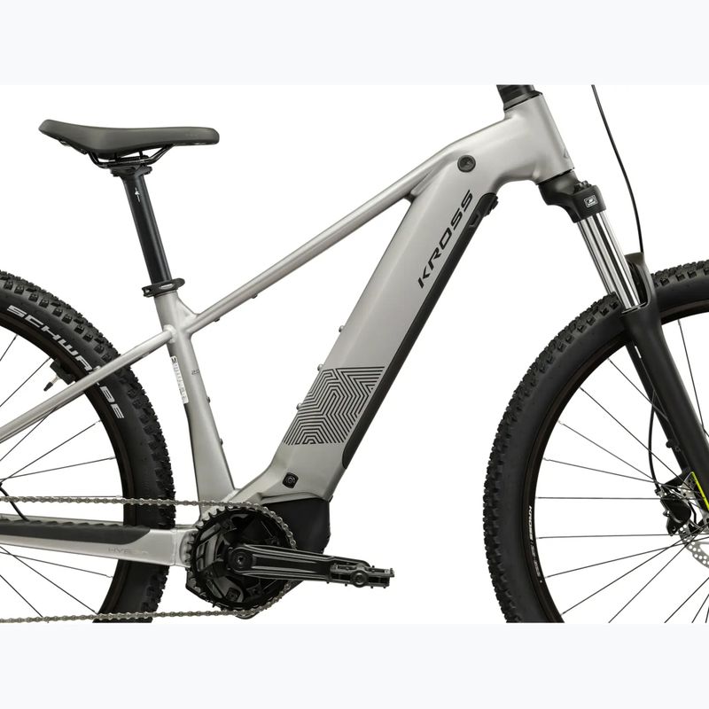 Elektrokolo KROSS Influx Hyb 2.0 29 el. 600 Wh silver/black/matte 12
