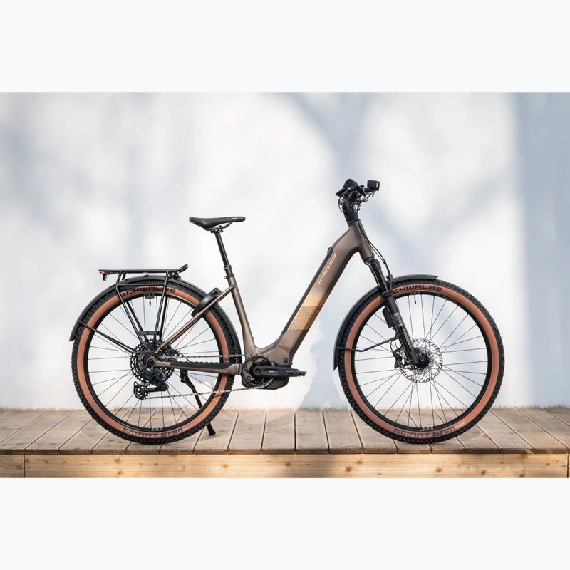 Elektrokolo KROSS Influx Suv Hybrid 6.0 29 el. 800 Wh gray/gold/matte 16