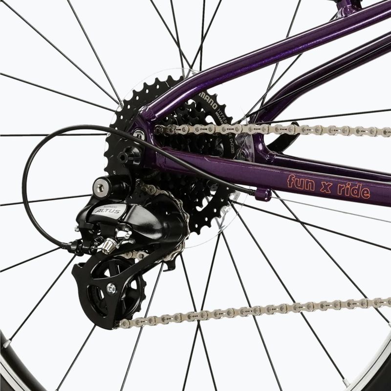 Dětské kolo KROSS Liftie 24 purple/copper/gloss 7