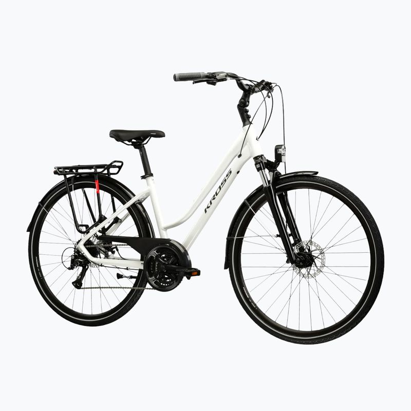 Dámské trekové kolo KROSS Trans 3.0 In pearl/black/gloss 2