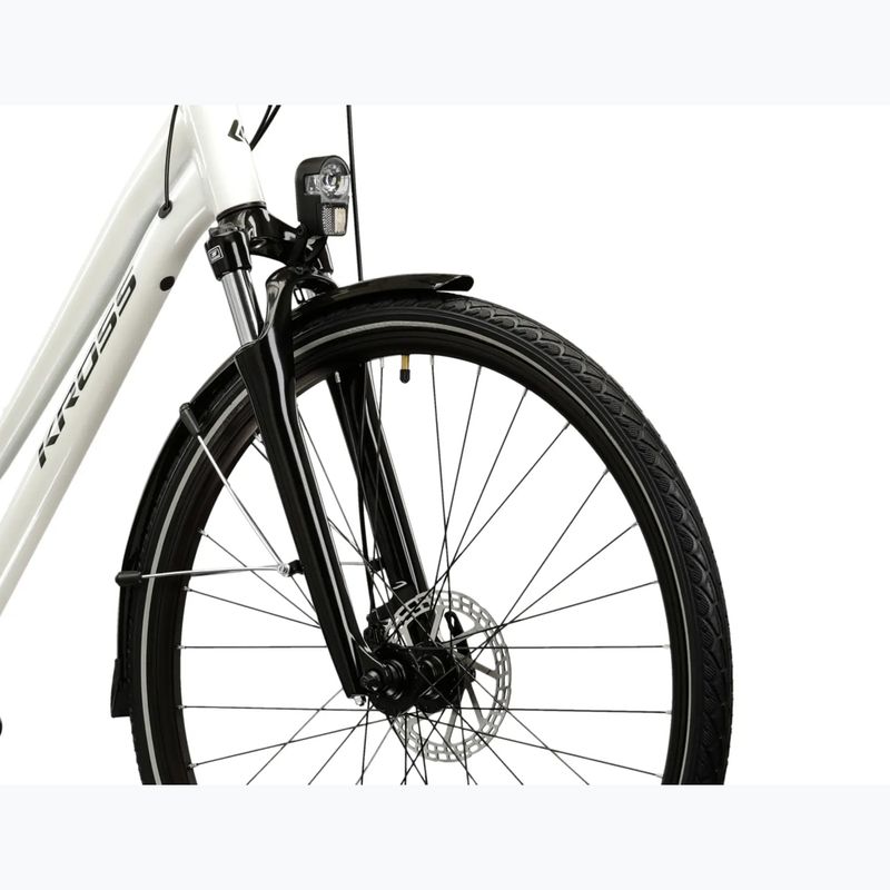 Dámské trekové kolo KROSS Trans 3.0 In pearl/black/gloss 5