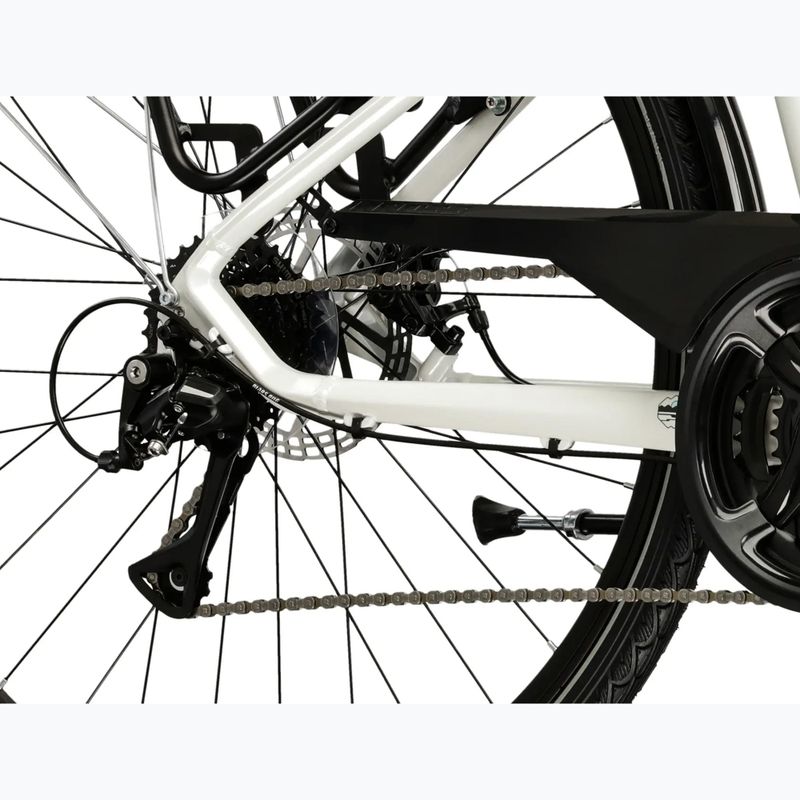 Dámské trekové kolo KROSS Trans 3.0 In pearl/black/gloss 7