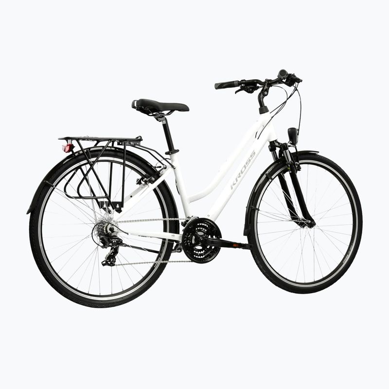 Dámské trekingové kolo KROSS Trans 1.0 In white/grey/gloss 3