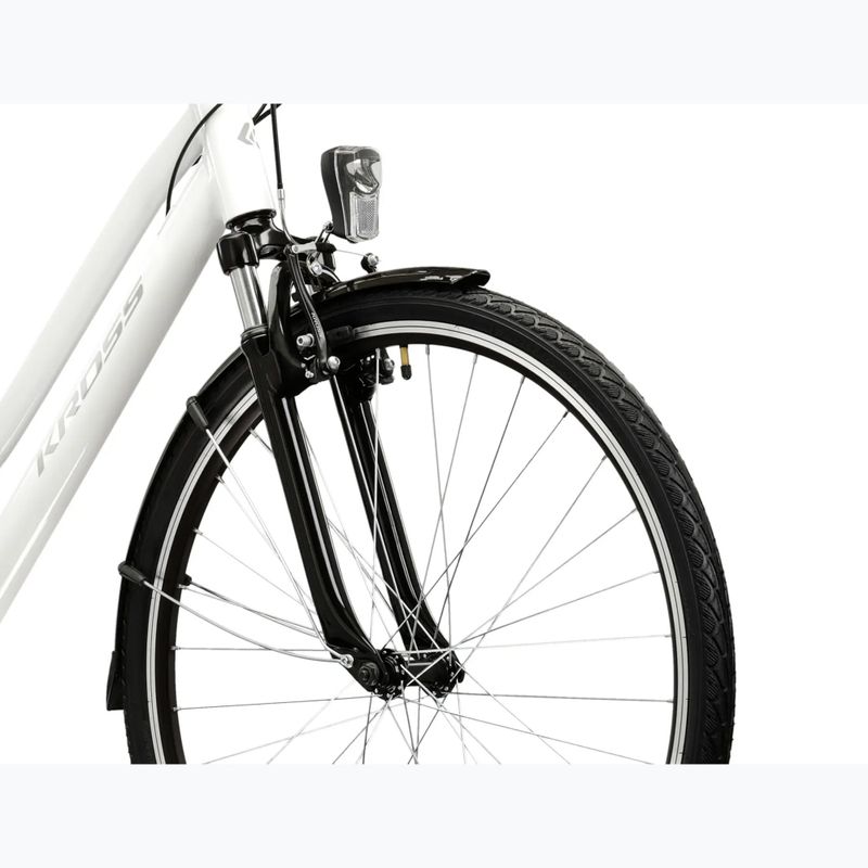 Dámské trekingové kolo KROSS Trans 1.0 In white/grey/gloss 5
