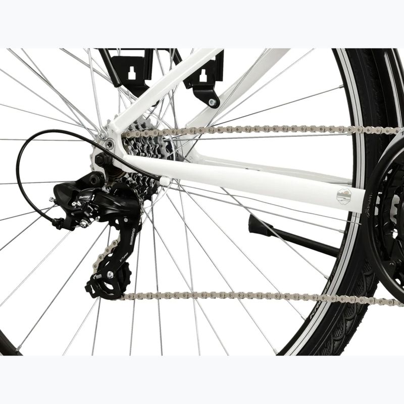 Dámské trekingové kolo KROSS Trans 1.0 In white/grey/gloss 6