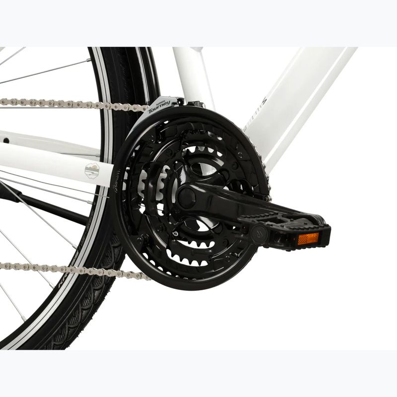 Dámské trekingové kolo KROSS Trans 1.0 In white/grey/gloss 7