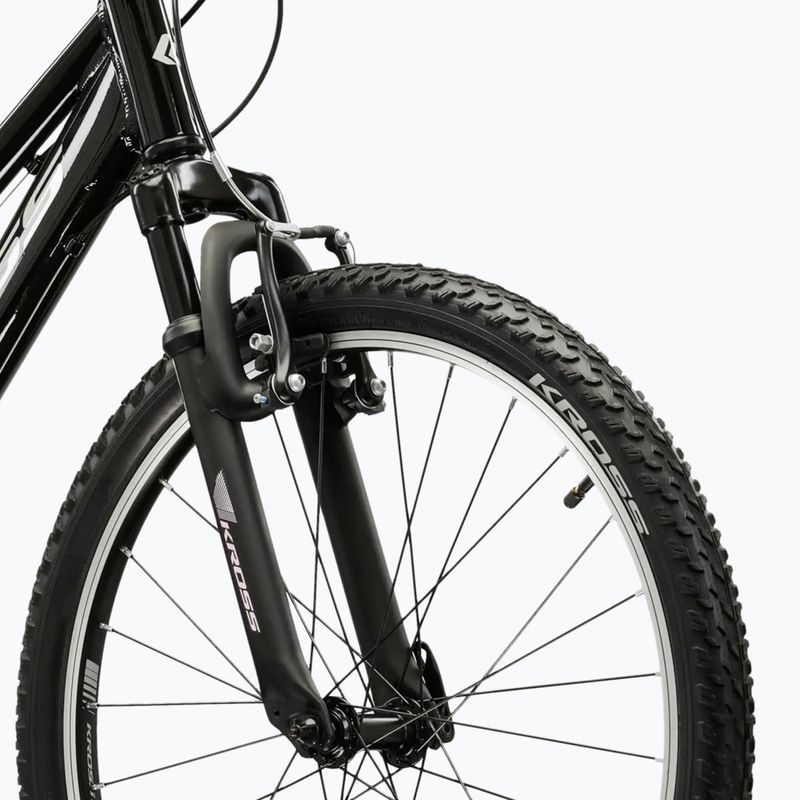 Dětské kolo KROSS Lea Jr 1.0 In black/silver/gloss 5