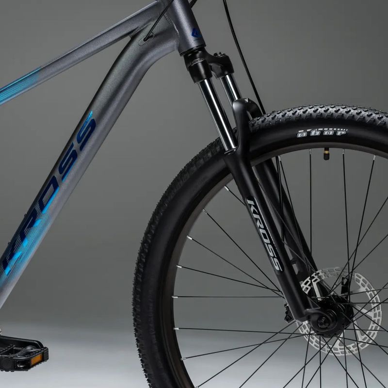 Horské kolo KROSS Hexagon X200 29" grey/blue/matte 17
