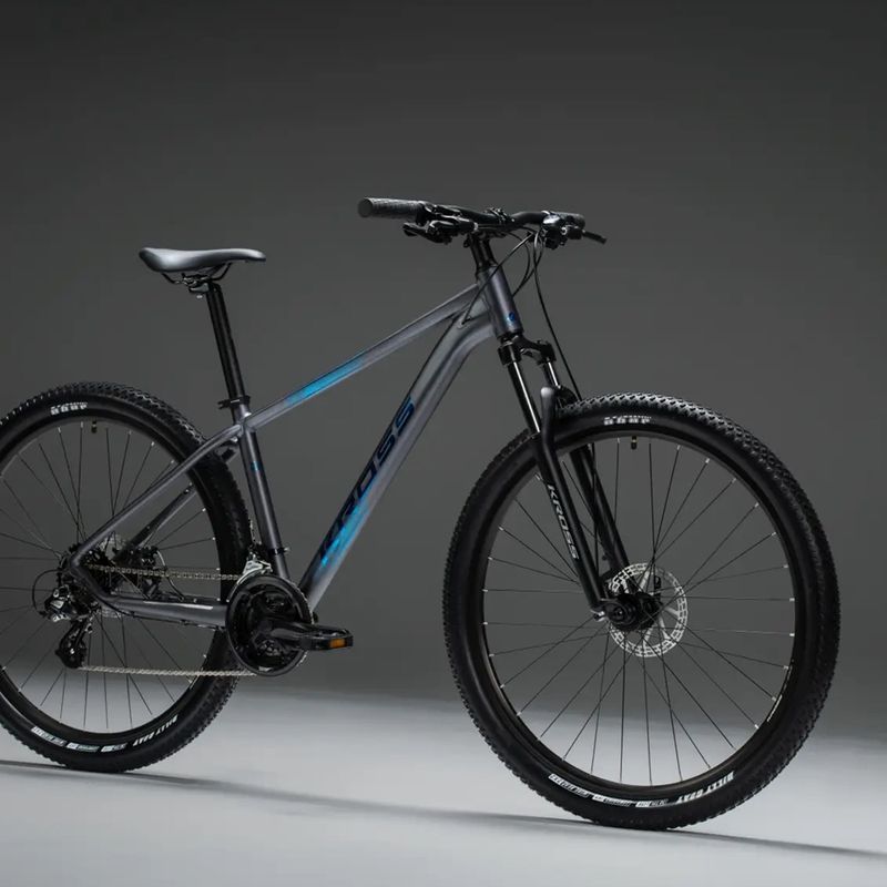 Horské kolo KROSS Hexagon X200 27,5" grey/blue/matte 12
