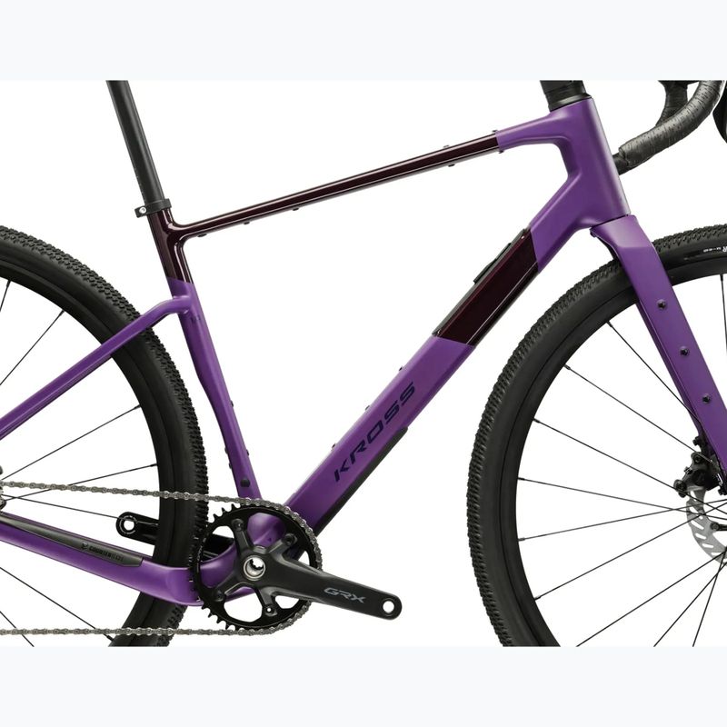 Gravelové kolo KROSS Esker ADV 1.0 purple/matte 12