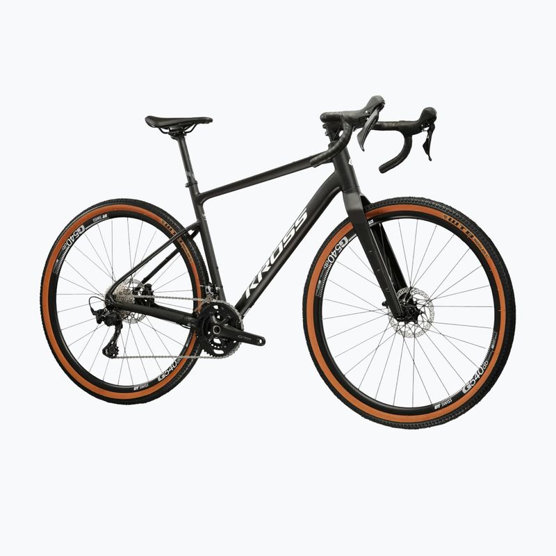 Gravelové kolo KROSS Esker 6.0 black/white/matte/gloss 2
