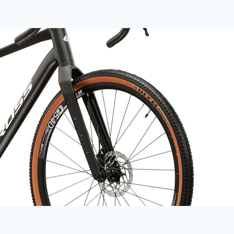 Gravelové kolo KROSS Esker 6.0 black/white/matte/gloss 7