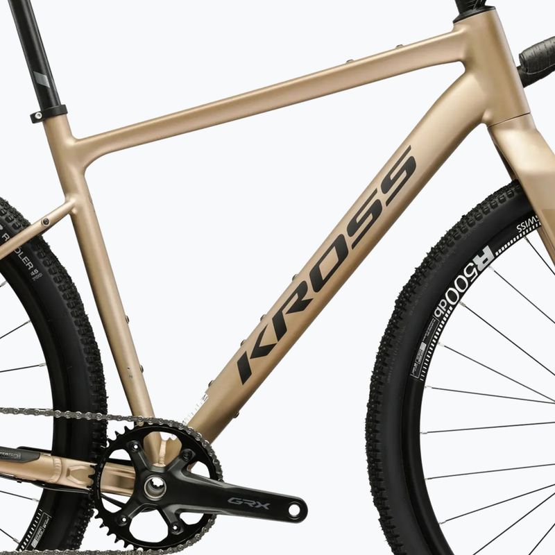 Gravelové kolo KROSS Esker 5.0 titanium/black/gloss 12