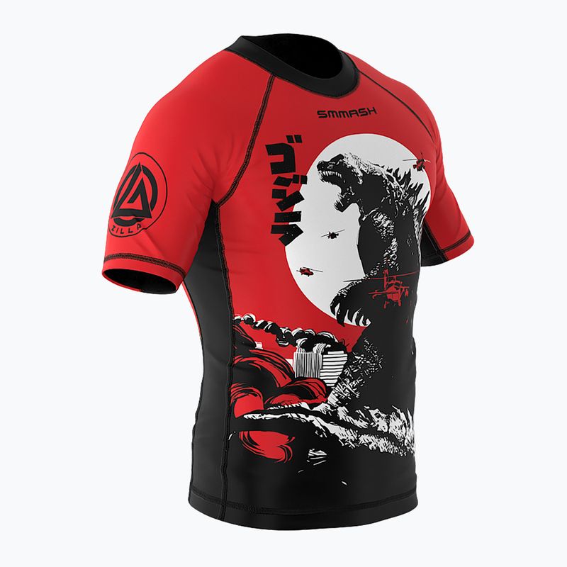 SMMASH Zilla pánský rashguard červený RSO2 4