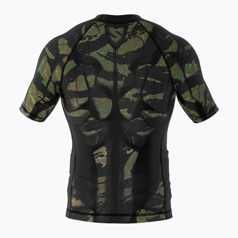 SMMASH Tiger Armour pánský Rashguard zelený RSO2 2