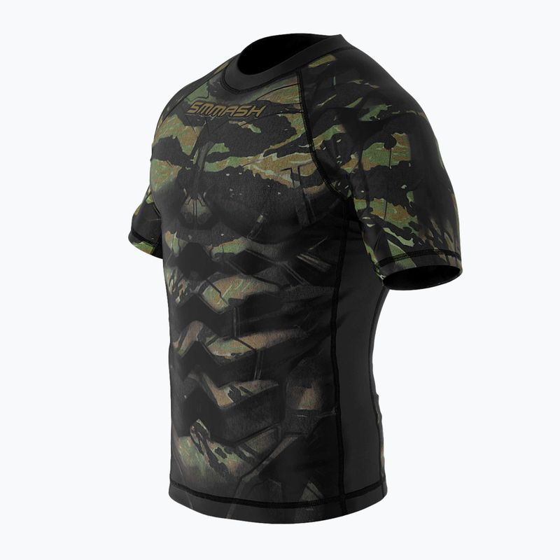 SMMASH Tiger Armour dětský rashguard zelený 4