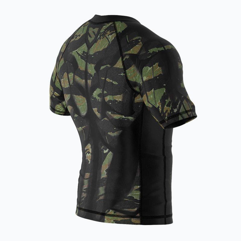 SMMASH Tiger Armour pánský Rashguard zelený RSO2 5