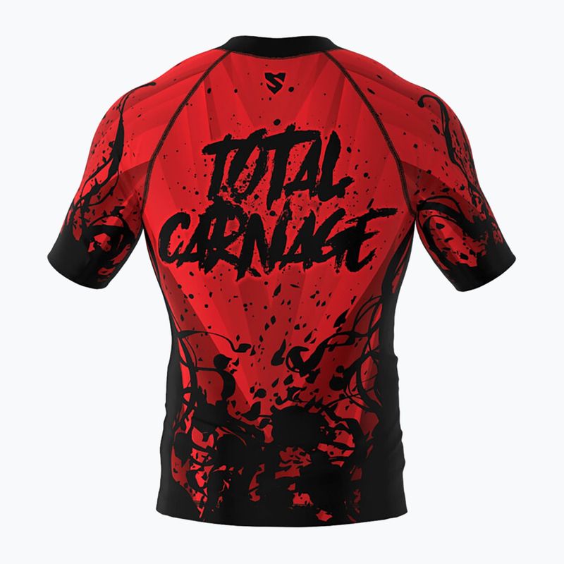 Rashguard pánský SMMASH Carnage červený RSO3-001 2