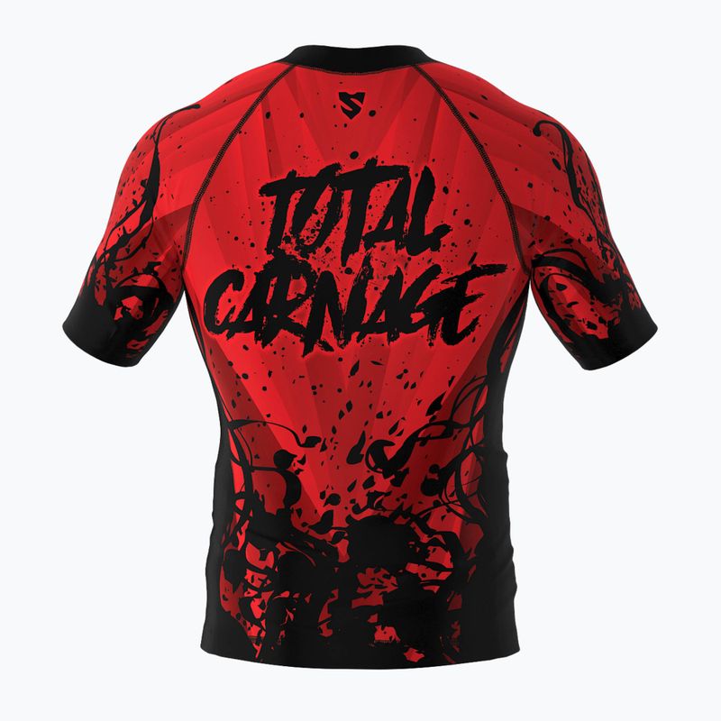 Rashguard pánský SMMASH Carnage červený  RSO2-001 2