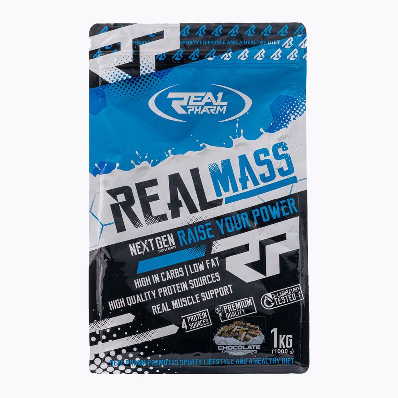 Gainer Real Pharm Real Mass 1kg čokoláda 700247