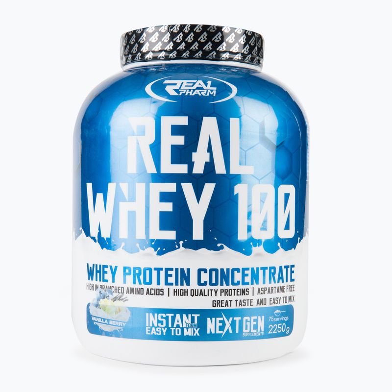 Whey Real Pharm Real 2,25kg vanilka-borůvka 701701