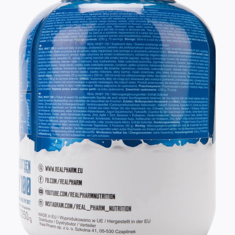 Whey Real Pharm Real 2,25kg vanilka-borůvka 701701 2