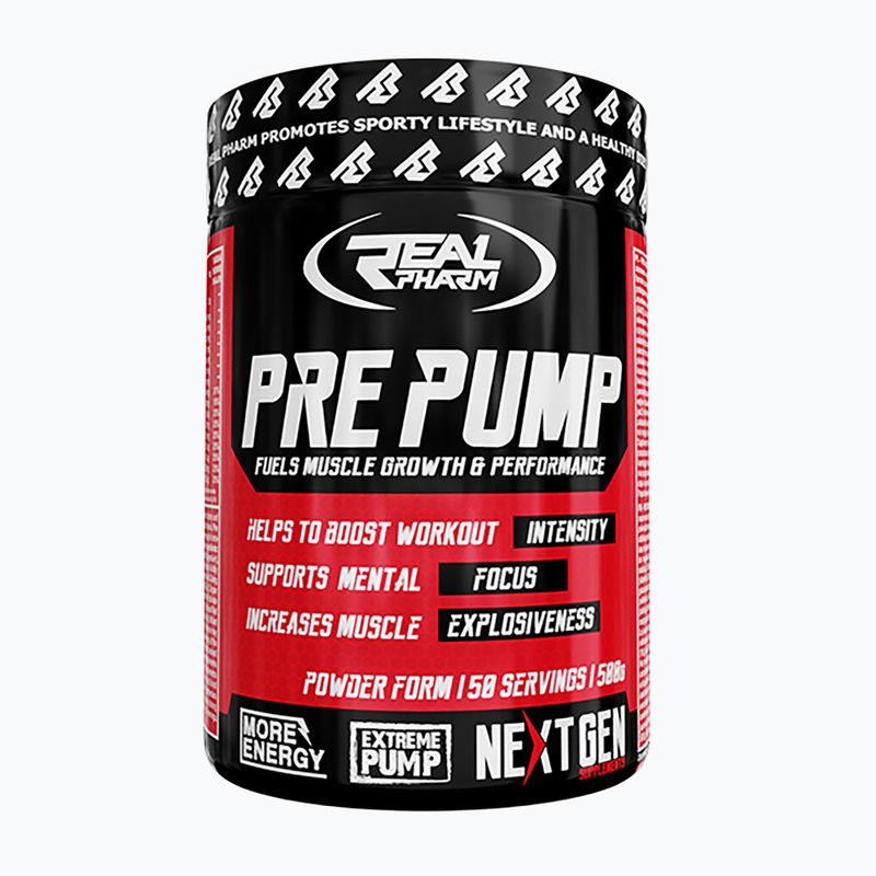 Stimulant Real Pharm Pre Pump 500 g černý rybíz/citron 4