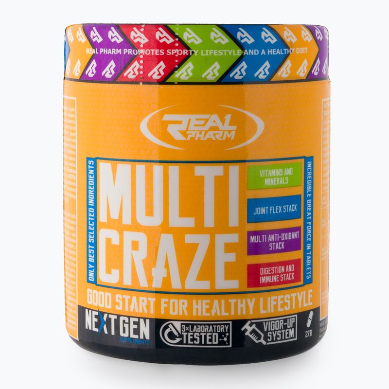 Multi Craz Real Pharm komplex vitamínů a minerálů 270 tablet 705020