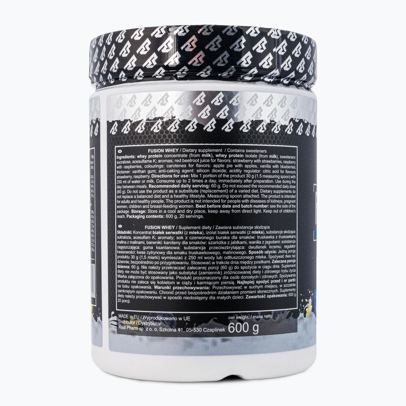 Whey Real Pharm Fusion 600g vanilka-borůvka 709202 3