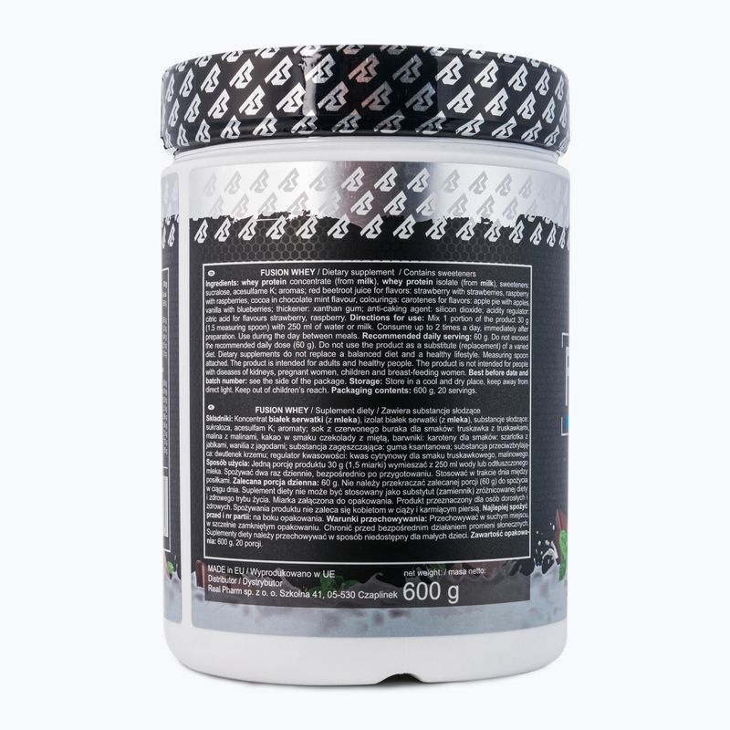Whey Real Pharm Fusion 600g čokoláda-máta 709356 3