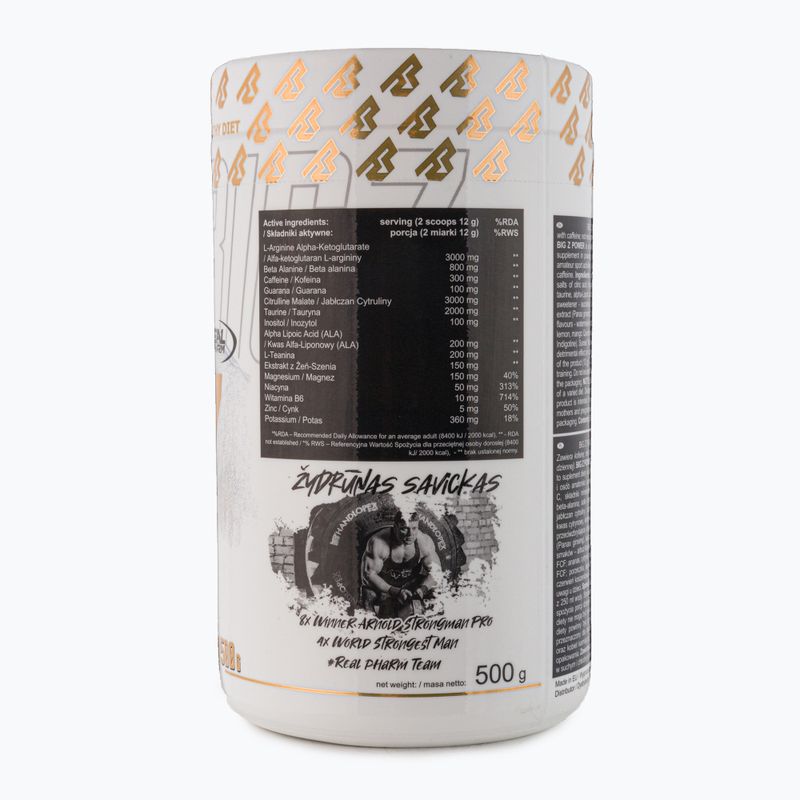 Předtréninkový přípravek Real Pharm Big Z 500g cola-višeň 710130 3
