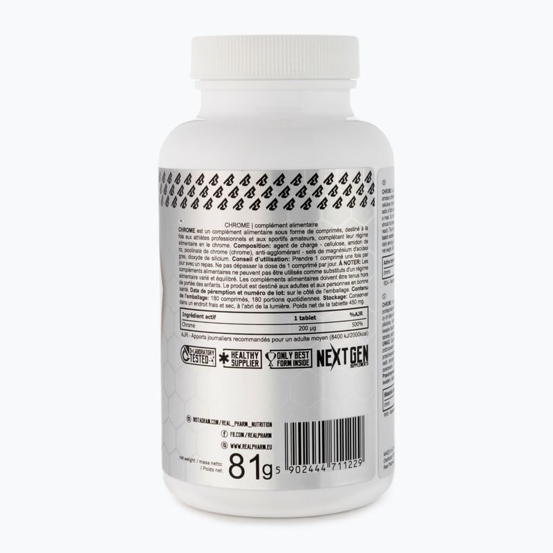 Suplement Real Pharm Chrom 180 tbl 3