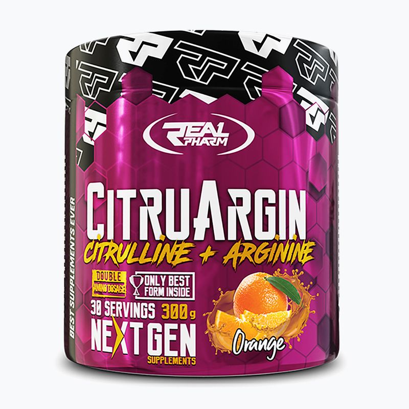 Citrulin Real Pharm Citrulin + Arginin 300 g orange
