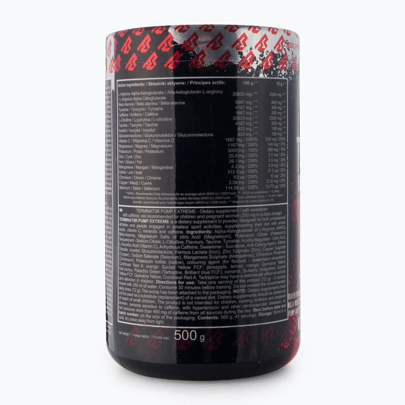 Předtréninkový přípravek Real Pharm Terminator 500g hrozno 715029 2