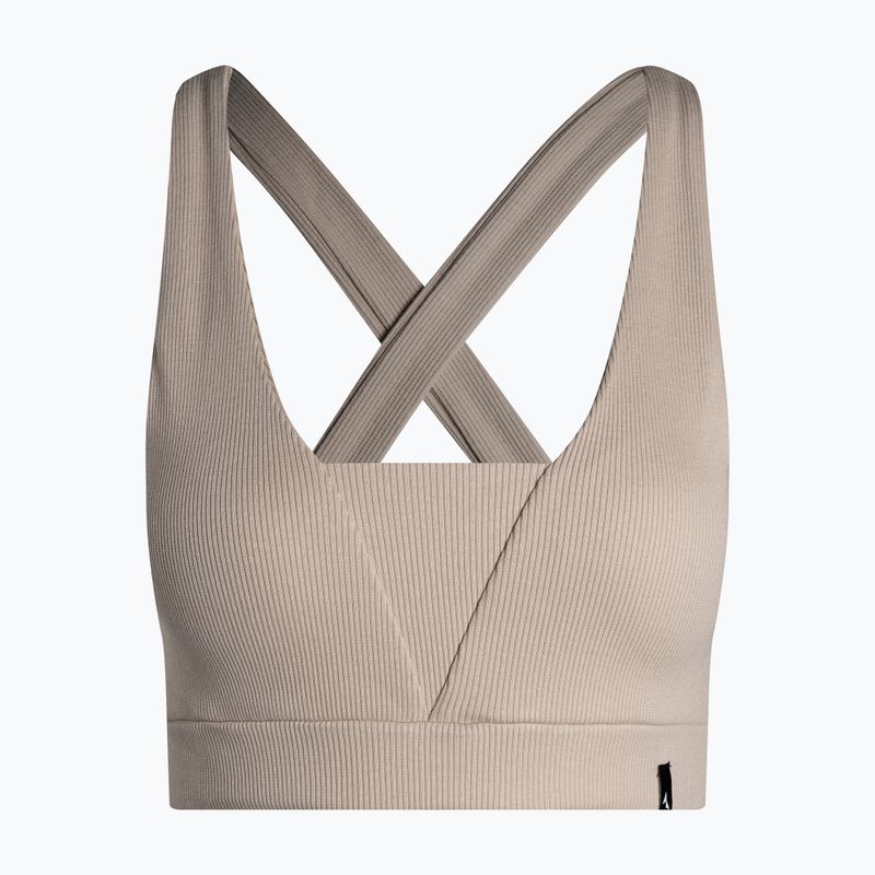 Fitness podprsenka Carpatree Mellow Rib béžová CPW-SB-179-BE