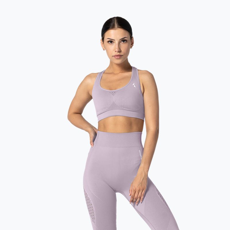 Carpatree Phase Seamless fialová fitness podprsenka CP-PSB-LI