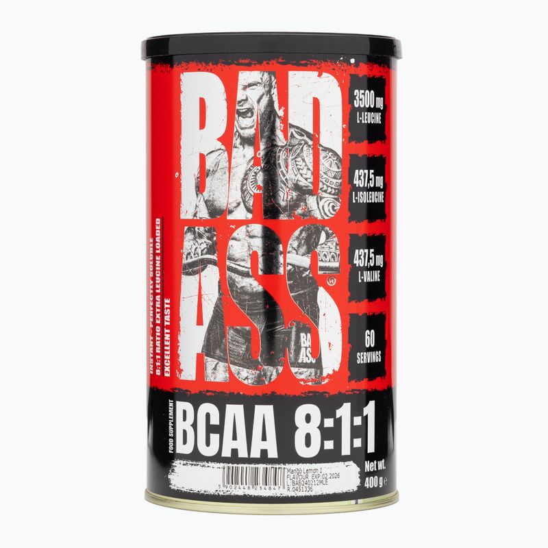 Aminokyseliny Fitness Authority Bad Ass Bcaa 8 400 g mango/citron