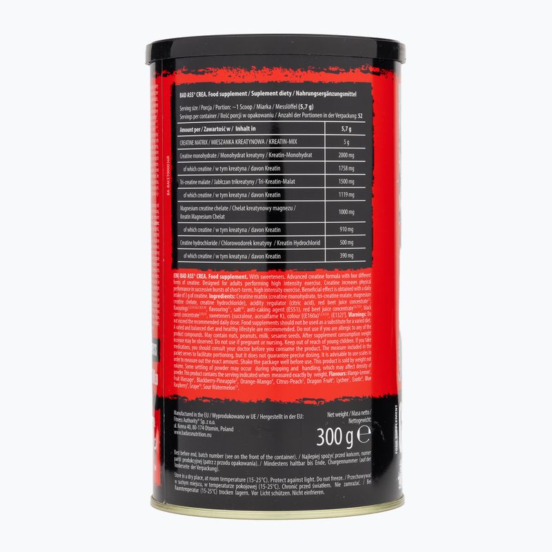 Fitness Authority Bad Ass Crea 300 g citrus/broskev 2