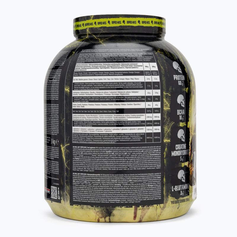 Fitness Authority Gainer Skull Labs Ripped 3 kg jahoda 2