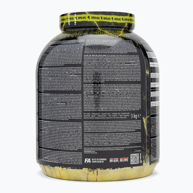 Fitness Authority Gainer Skull Labs Ripped 3 kg jahoda 3