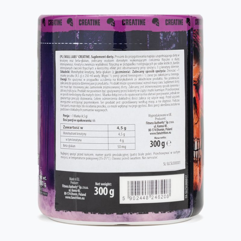 Creatine Fitness Authority Skull Labs Creatine 300 g 2