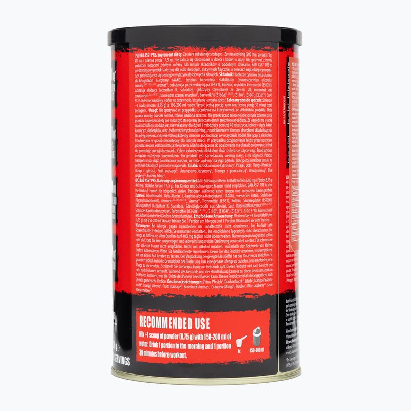 Fitness Authority Bad Ass Pre  438 g mango/citron 3