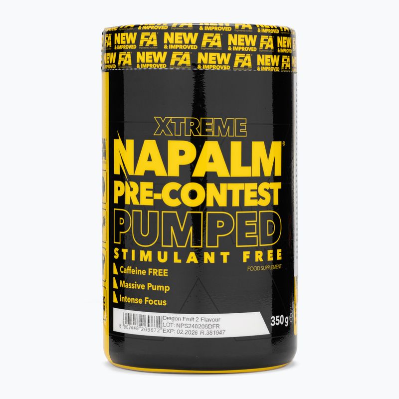 Fitness Authority Napalm Pre-Contest Pumped Stimulant Free 350 g drgon fruit