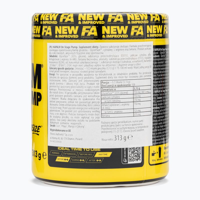Fitness Authority Napalm On Stage Pump 313 g dragon fruit 2