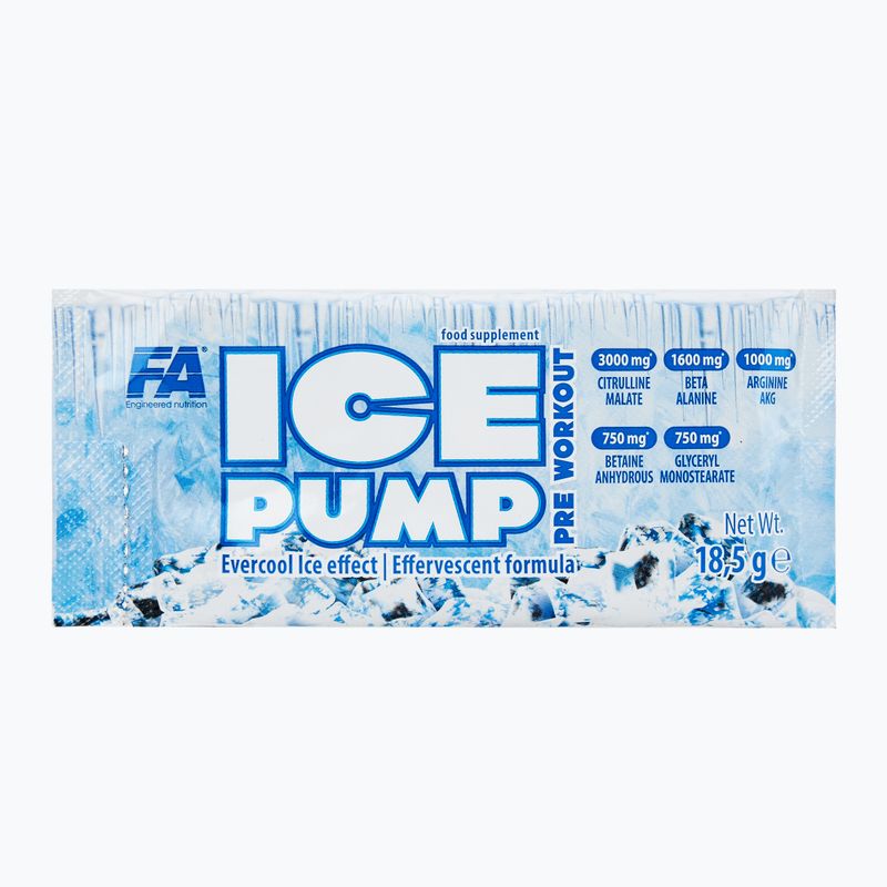 Předtréninkový přípravek Fitness Authority Fa Ice Pump Pre Workout 18,5 g icy mango/passion fruit