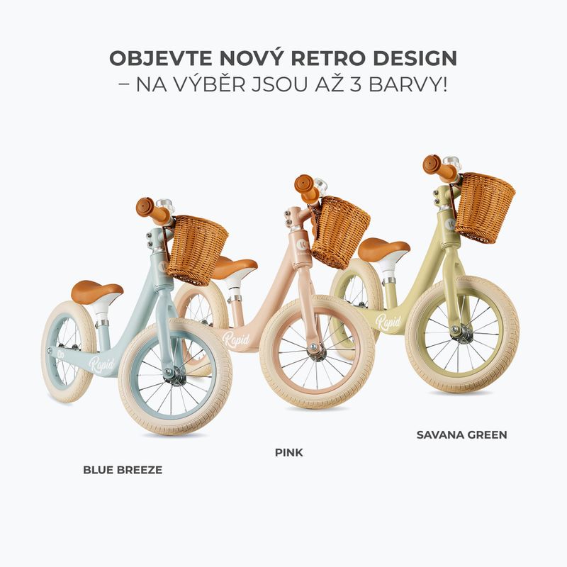 Dětské odrážedlo Kinderkraft  Rapid 2 blue breeze 17