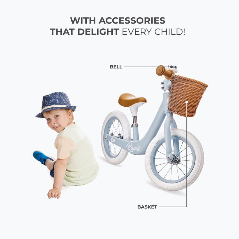 Dětské odrážedlo Kinderkraft  Rapid 2 blue breeze 22