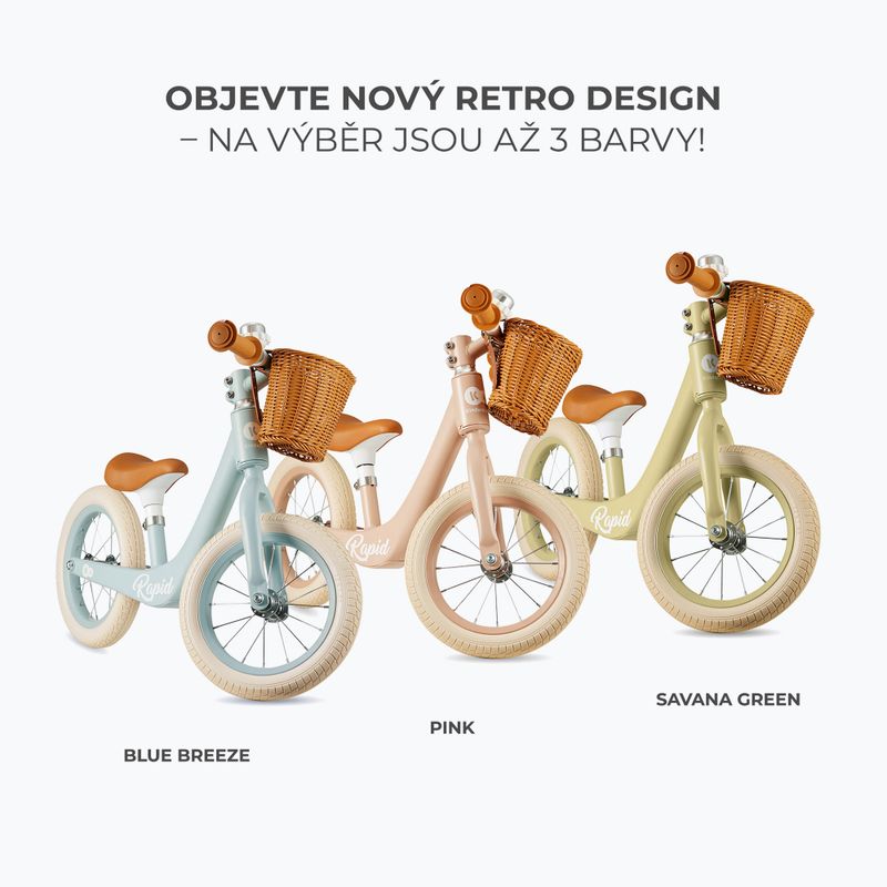 Dětské odrážedlo  Kinderkraft Rapid 2 pink 7